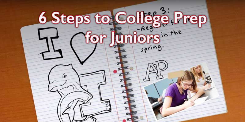 6 Steps for College Prep- High School Juniors