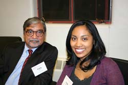 B&TP Mentor Tariq Mufti (TM Advisory Services) and alumna Sheila Antoinette-Buhain '06 