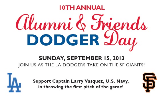 Dodger Day, Sunday September 15, 2013, Join us as the LA Dodgers take on the SF Giants.