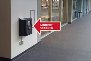 Broome Library station on 1st floor