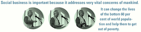 Muhammad Yunus Social Business quotation