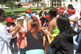 Photo 3 of Summer Bridge students at CSUCI