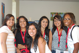 Photo of EOP students at CI.