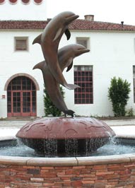 Dolphin fountain