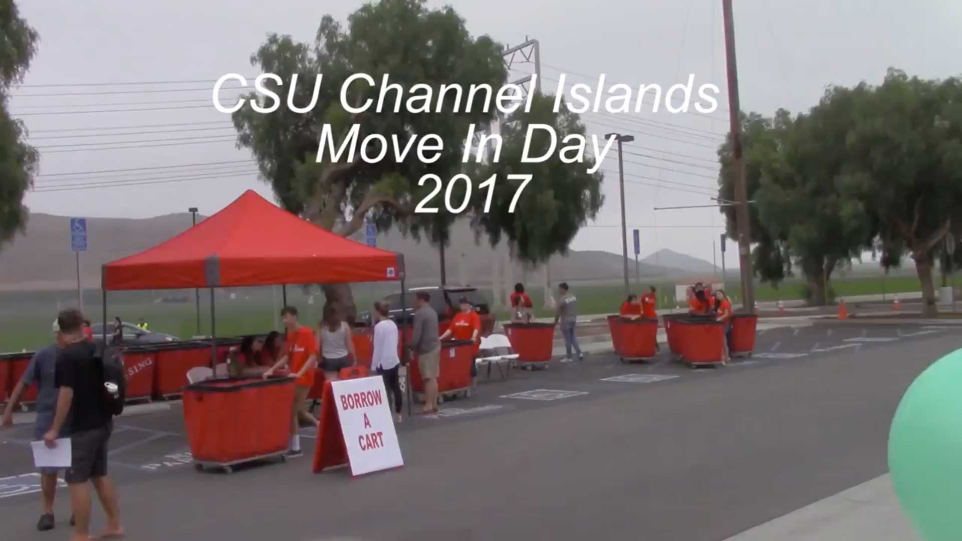 View Video: CSUCI Move In Day 2017