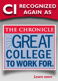CI awarded... The Chronicle: 2010 Great College to Work For