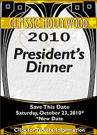 President&rsquo;s Dinner 2010. Learn More.