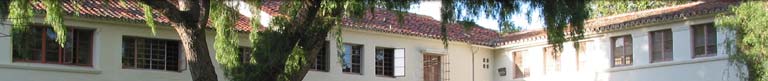 View of Bell Tower coutyard from South quad.