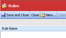 screenshot showing New button in Rules view