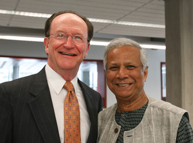 President Rush and Dr. Muhammad Yunus
