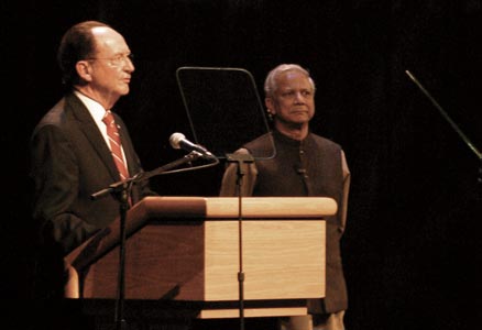 President Rush and Professor Yunus