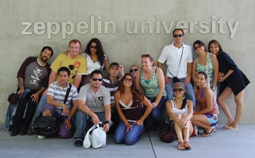 CI students visit Zeppelin University in Germany