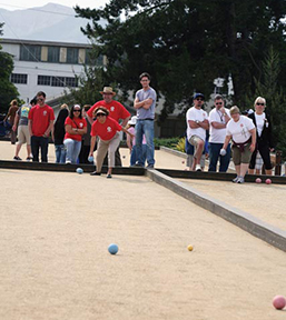 Bocce Ball team at Corporate Games