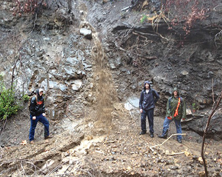 CI students research environment in Big Sycamore Canyon