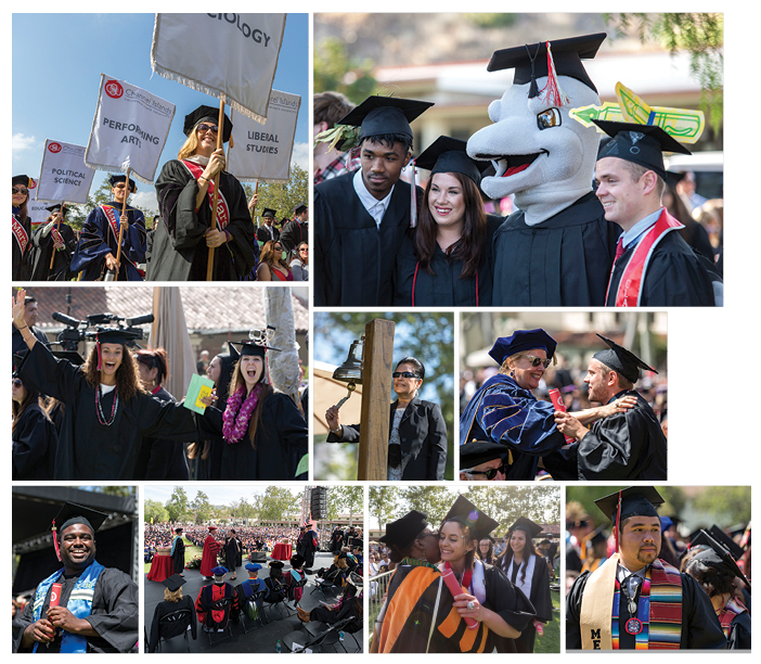 Collage of 2015 Commencement