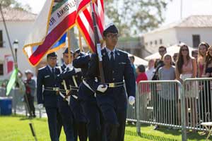 Presentation of Colors, Oxnard High School Air Force JROTC