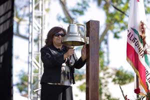 Ringing of the Navy Bell, Elizabeth A. Rubalcava, morning ceremony