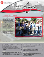 Wavelength Newsletter December 3, 2009