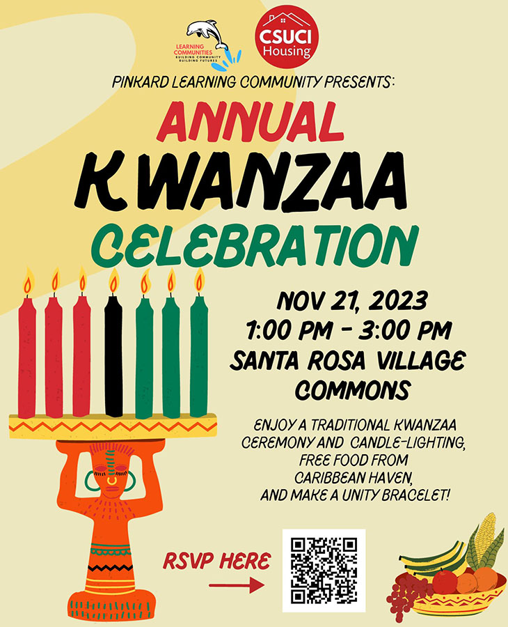 Kwanzaa Celebration; Nov. 21 1 to 3 p.m.