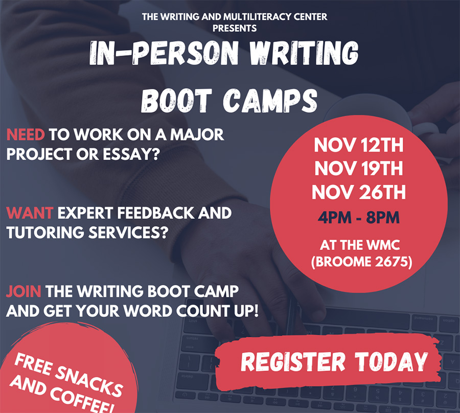 WMC Writing Boot Camps 