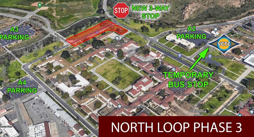 North Loop construction map