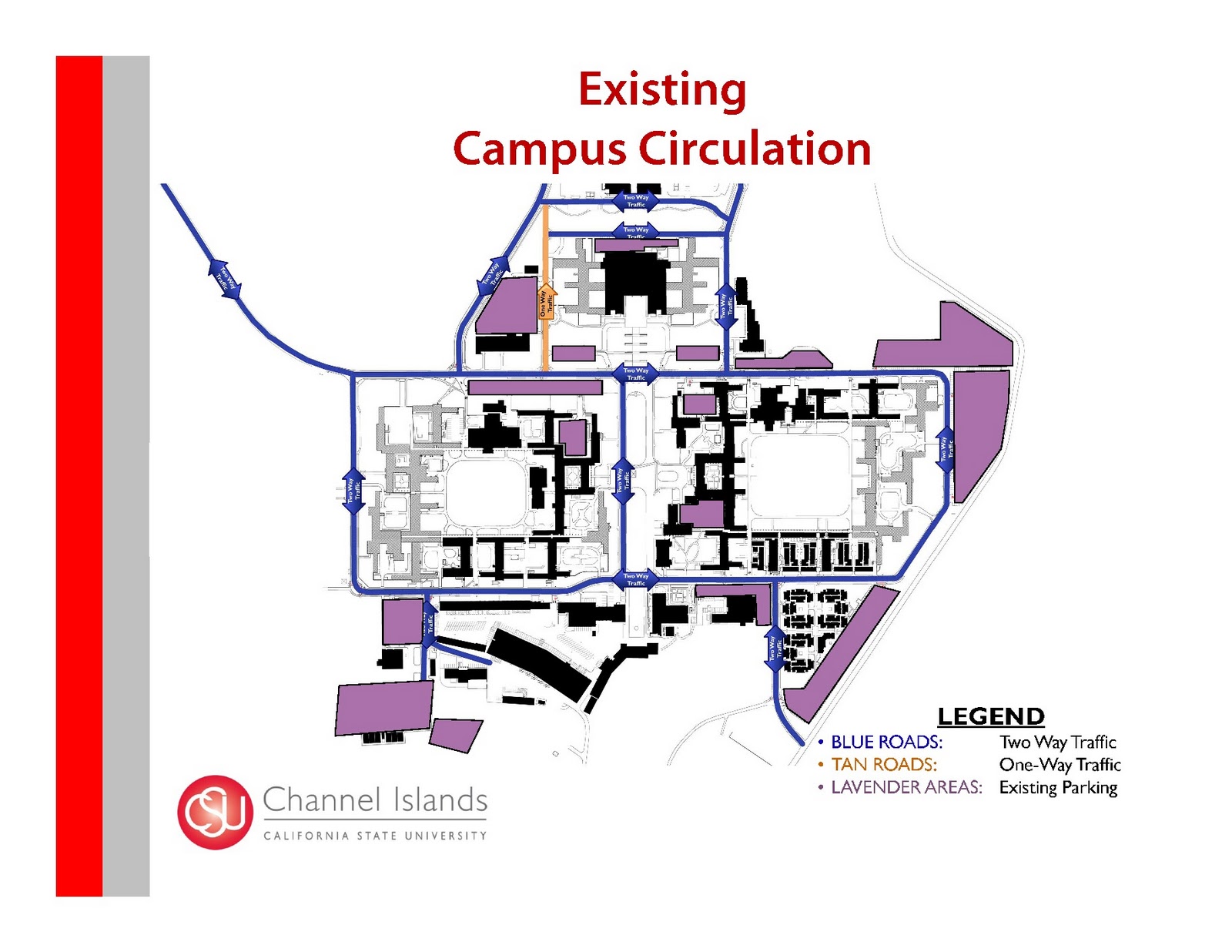 existing campus circulation