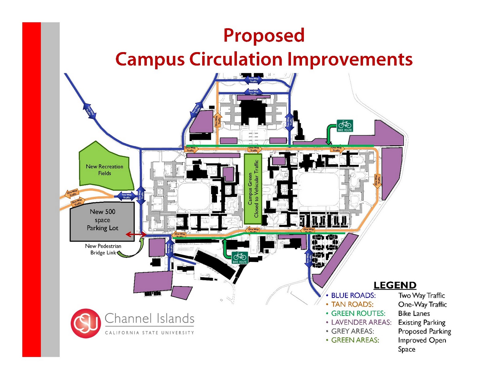 proposed campus circulation