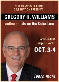 CI to host Author Gregory H. Williams Oct. 3