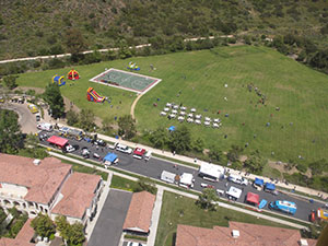 Safety day from the air