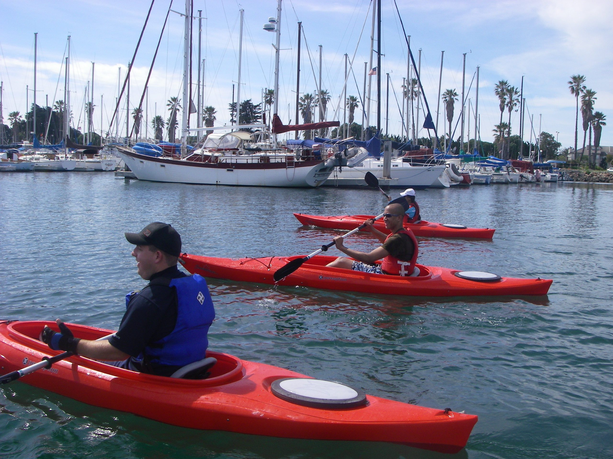 Students Kayaking