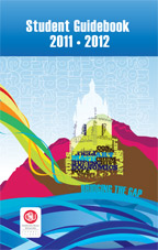 The 2011-12 Student Guidebook cover.