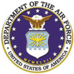 Logo for the United States Department of the Air Force