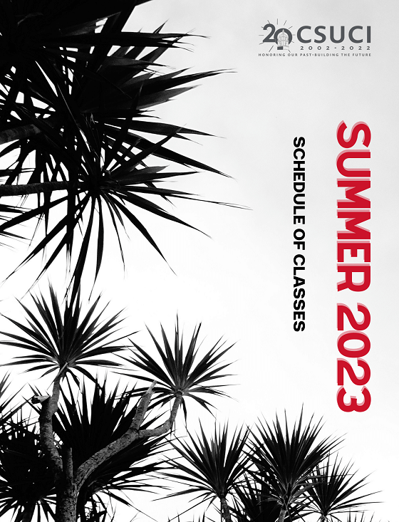 Summer 2023 Schedule of Classes Cover Art