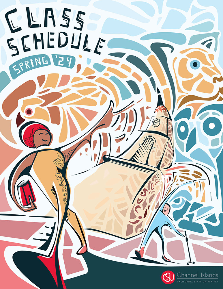 Spring 2024 Schedule of Classes Cover Art