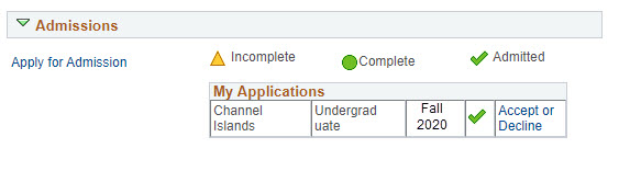myCI CI Records Admissions