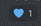 Blue heart reaction