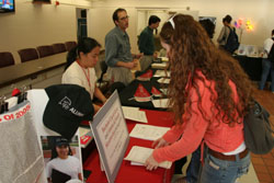 Students Tabling for events