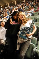 Alumni at Dodgers Game