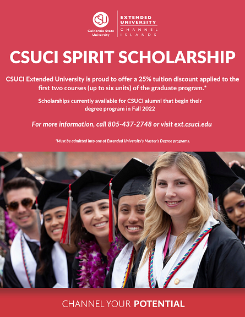 CSUCI Ext. Spirit Scholarship CSUCI Ext. Spirit Scholarship
