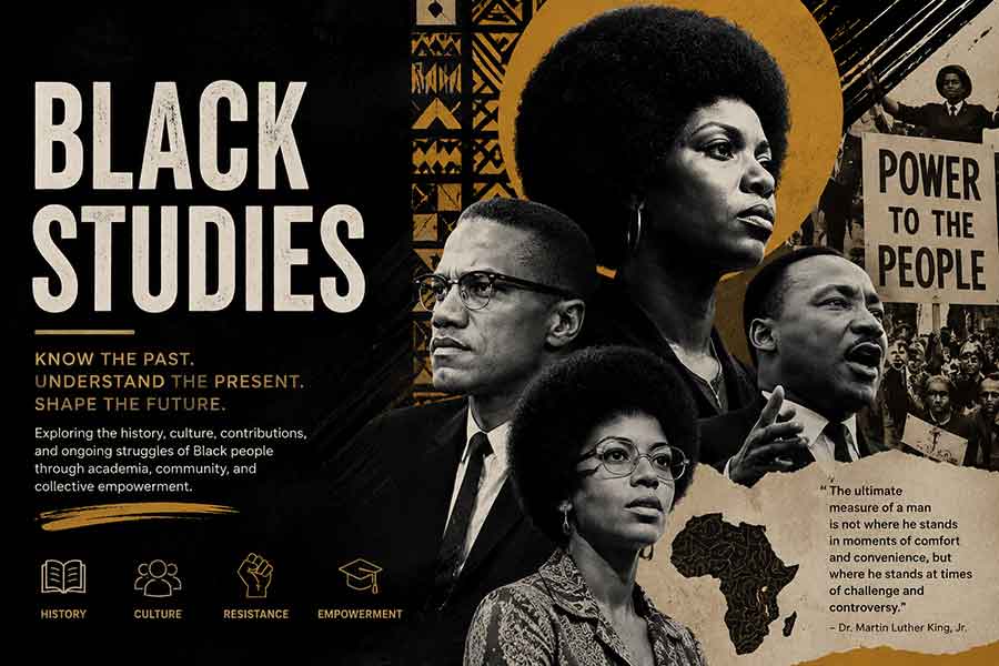 Collage photo of several historically prominent black figures. More details below. 