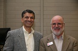 Kris Kelkar and Dr. Cordeiro before event began.