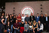A group photo of students at Soochow University.