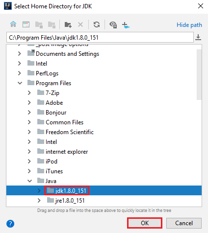 Final part of illustration of path to JDK