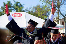 EOP student at Commencement