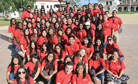 Photo of the 2015 Summer Bridge students