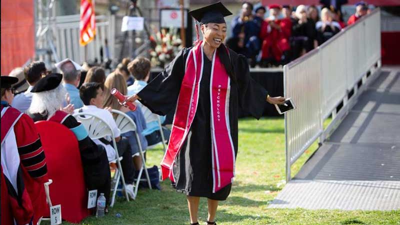 EOP student at Commencement