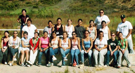 Group photo of the 2005 EOP students.