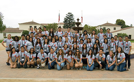 Group photo of the 2013 EOP students.