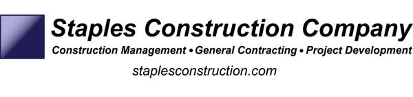 Staples Construction Logo Staples Construction
