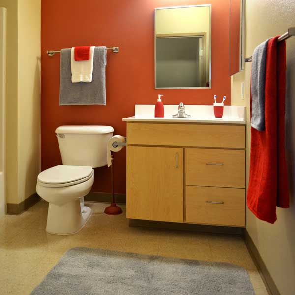 Bathroom (2 per apartment)